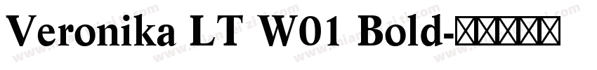 Veronika LT W01 Bold字体转换